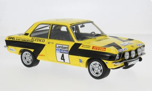 Opel Ascona A No.4 RAC Rally 1975 Rohrl/Geistdorfer - 1:18
